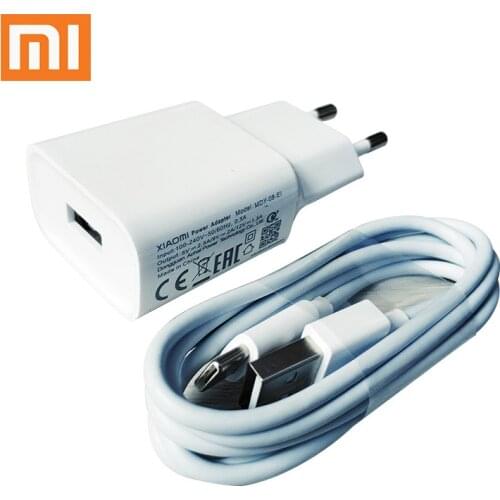 XiaoMi redmi K20 K30 note 8 7 Pro Fast charger QC3.0 EU wall Usb type-c cable 9V 2A Quick Charge adapter for Mi 9 A1 8 6 Mix 2 3