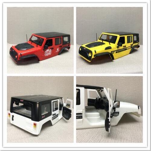 1/10 Hard Jeep Wrangler Body Shell Wheelbase 313mm for Axial Crawler Cherokee AX90046 AX90047 SCX10 IIjjraxxas TRX-4 T4 D110