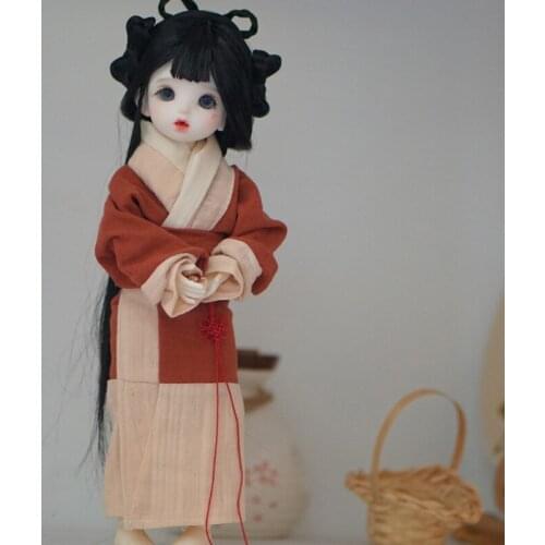 1/12 1/8 1/6 1/4 1/3 BJD clothes Ancient Costume Hanfu dress for BJD/SD OB11 blyth YOSD MSD SD13 girl doll accessories C0280