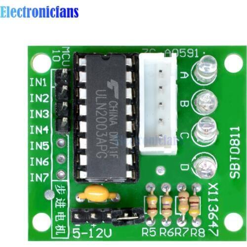 10Pcs/Lot ULN2003 ULN2003AN Stepper Motor Driver Board Module for Arduino 28BYJ-48 5V 12V