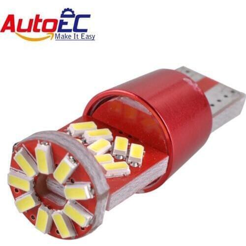 AutoEC 2x T10 194 168 192 27 leds SMD 3014 Canbus Error Free Car Auto Marker Parking Clearance Light Bulb Lamp 12V-24V #LB169