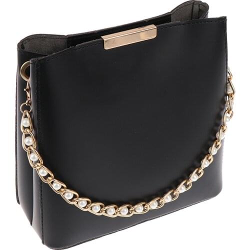 60-120cm Pearl Strap For Bags Handbag Handles DIY Purse Replacement Long Beaded Chain For Shoulder Bag Straps Pearl Belt