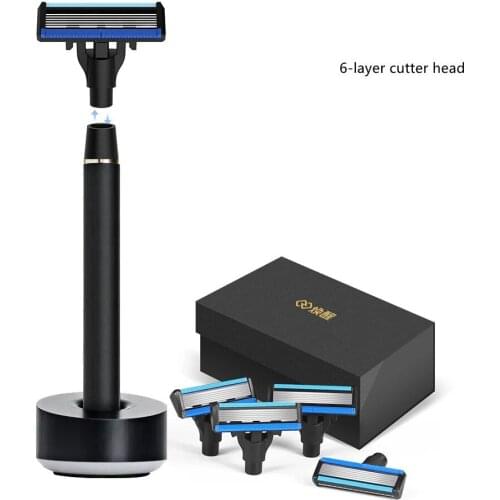 Youpin H600 Razor 6-layer Blade Manual Razor Magnetic Shavings Replaceable Shaver For men / women
