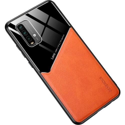 For Xiaomi POCO M3 Case luxury Leather texture Magnetic protective Back Cover Case For xiaomi Pocophone M3 PocoM3 phone shell