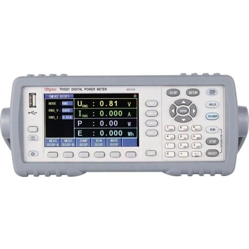 TH3321 AC DC Digital Power Meter Micro Current with 24-bit Color 4.3-inch Screen