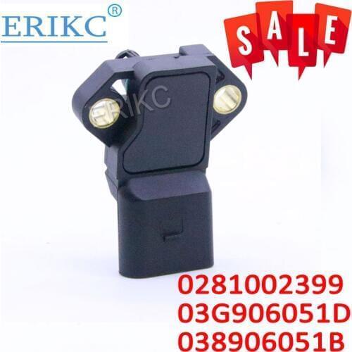 0281002399 03G906051D 2.5 Bar MAP Sensor Manifold Absolute Turbo Intake Air Boost Pressure Sensor 038906051B For Audi VW Seat
