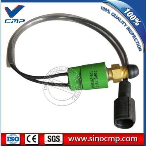 E312B Excavator Pressure Sensor 126-2938X03 106-0096 with Big Circle Plug, 3 month warranty