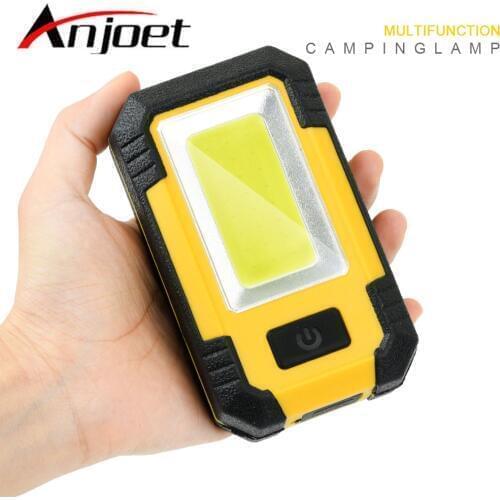 Camping Tent Emergency Light Super Bright COB LED Rechargeable Outdoor Portable Retro Waterproof Camp Light Lantern