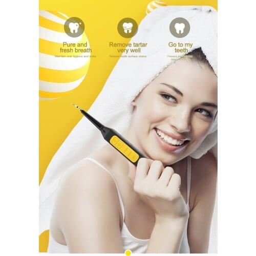 Electric Tooth Cleaner Ultrasonic Dental Scaler Teeth Stain Tartar Calculus Plaque Remover