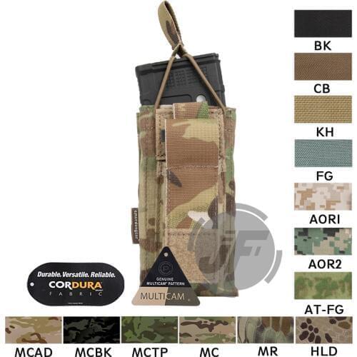 Emerson Tactical Single Open Top 5.56 & Pistol Single Magazine Pouch MOLLE / PALS High Capacity Magazine Holster Carrier