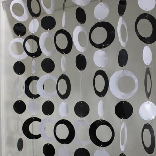 Wedding Background Home Decoration Door Curtains Pvc Colored Plastic Discs Children Cartoon Curtain Shutters