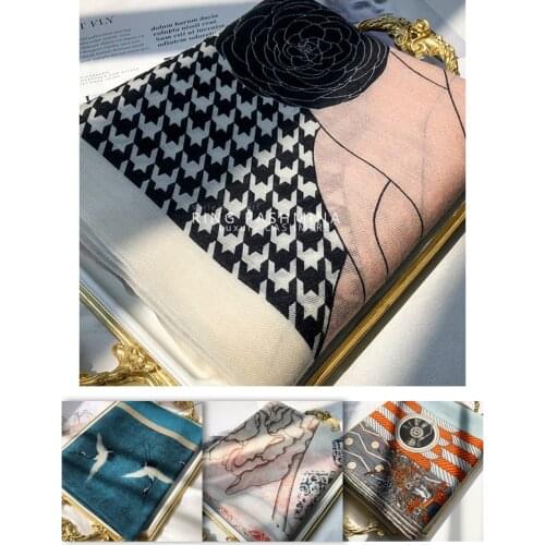 Pure Pashmina Cashmere Shawl Scarfs For Women For Winter Designers Warm Cashmere cape 200 100 Foulard Hiver Femme Cachemire