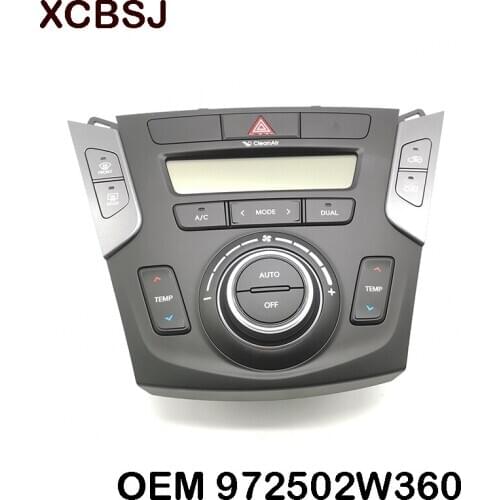 Climate Control Heater Controller Hazard Light Switch A/C Air Conditioning Controller For Hyundai Santa Fe DM 13-16 972502WXXX