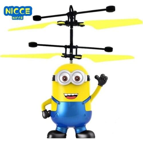 Nicce Mini drone RC drone Helicopter Infrared Induction Flying Quadcopter Dolls Magical Princess Cute Doll Flying Toy