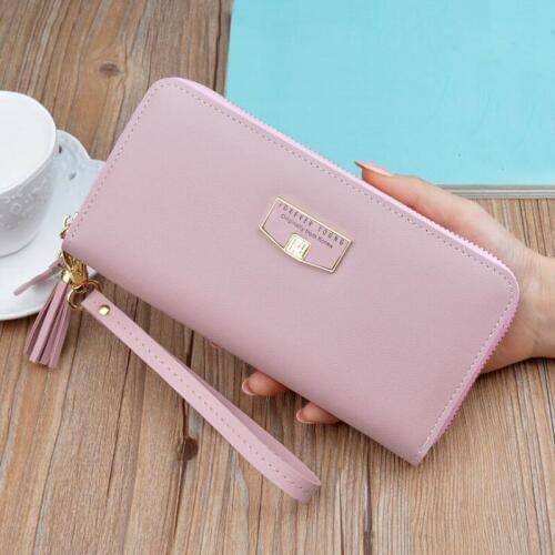 Fashion Brand Clutch Wallet Designer Card Holder Money Bag Wristband Women Wallets Tassel Female Purse Long Carteira for Phone