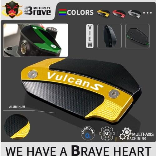 Vulcan S Motorcycle Front Fluid Reservoir Cover Cylinder Brake Cap For Kawasaki Vulcan S 650 VN650 EN650 2015 2016 2017