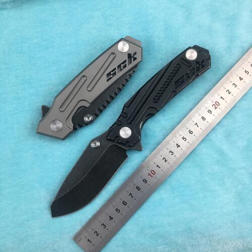 LEMIFSHE knife heavy duty shark folding knife S35VN blade titanium alloy handle outdoor camping kitchen fruit knife EDC tool