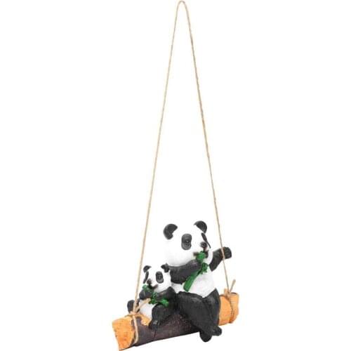 Voltage stabilizer Voltage Controller Animal Panda Shaped Hanging Ornaments Swing Pendant Decoration Synthetic Resin Crafts