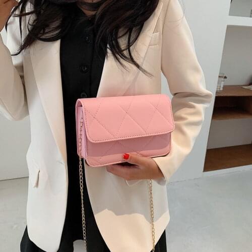 Shoulder Bag Female Designer Purse Crossbody Bag Women Handbag Chain Fashion 2021 New Trend Diamond Lattice PU Leather All-match