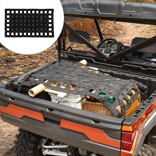 UTV KEMIMOTO 120*70cm Cargo Bed Net for Polaris RZR Ranger General for Can-Am Defender MAX HD8 HD10 Commander 715003445