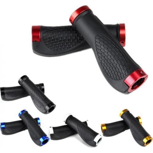 Bicycle Handlebar Cycling Bike Mountain Handlebar Bar Grips Rubber Bicycle Anti-slip Handle Grip Bicycle Grips Bicycle Parts