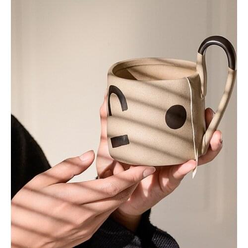 Japanese Coffee Mug for Tea Large Mugs Funny Stranger Things Ceramic Original Breakfast Milk Drink Cups Unique Gifts for Friends