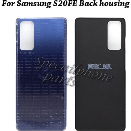 Back Cover For Samsung S20fe Back Housing Battery Replace Cover For Galaxy s20fe Fan Edition G781 Rear Door Repair Panel Case