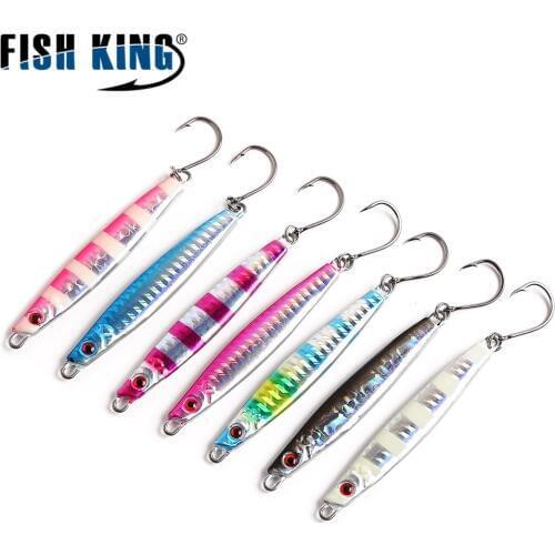 40-60g Luminous Lead Jig Deep Sea Fishing Metal Micro Jig 9-10.5cm Slow Jigging Hard Bait Spoon Metal Lures With Assist Hook