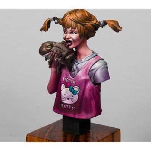 1/12 Young Girl Resin Bust Building Kit