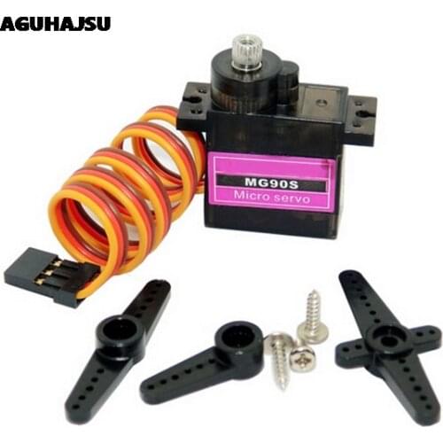 1pcs MG90S 9g Metal Gear Upgraded SG90 Digital Micro Servos for Smart Vehicle Helicopter Boart Car