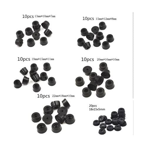 10pcs/20pcs Rubber Pads Tile Floor Protectors Rubber Non-slip Table Chair Furniture Feet Leg Pads
