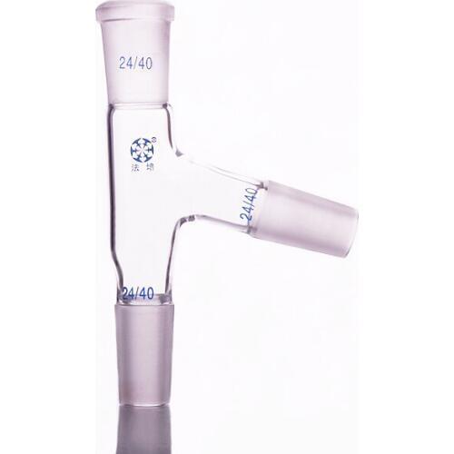 75 degree distillation head,Top ground mouth 24/40,Down joint 24/40,Side joint 24/40