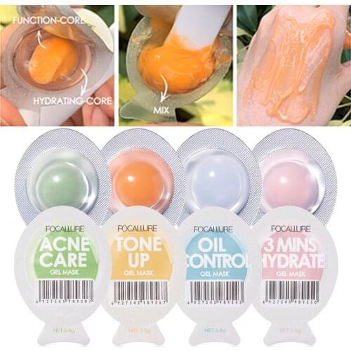 Small Egg Mask Moisturizing Anti-Wrinkle Whitening Anti-Aging Oil-Control Hyaluronic Acid Centella Asiatica Skin Care 3.8g*4pcs