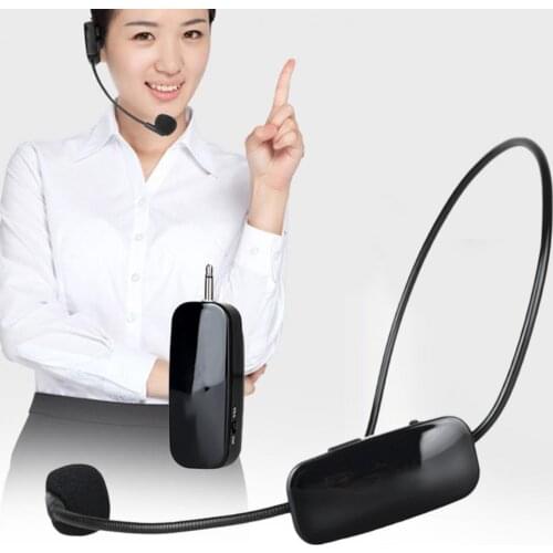 Mini Portable Microphone 2.4G Wireless Rechargeable Voice Amplifier for Classroom