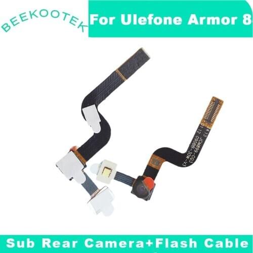 New Original Sub Rear Camera+Flash light module For Ulefone Armor 8 Mobile Phone