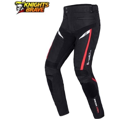 GHOST RACING Motorcycle Pants Waterproof Protective Gear Moto Motocross Pants Motorcycle Riding Trousers Pantalon For 4 Season