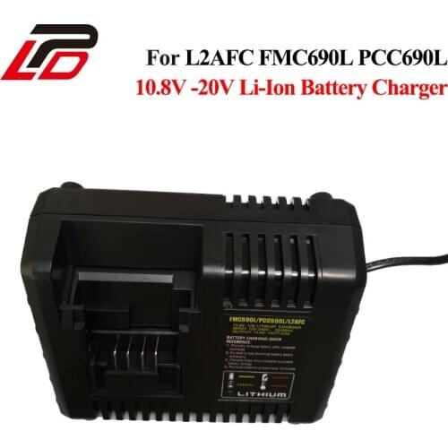 For L2AFC FMC690L PCC690L Replacement Battery Charger For Black Decker For Porter-cable For Stanley 10.8V-20V Li-ion Battery