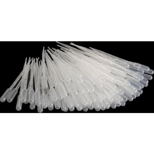 SOSW-100PCS Graduated Pipettes Dropper Polyethylene (5ml)