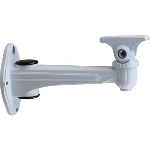 Uvusee Universal CCTV Camera Wall Ceiling Mount Stand Aluminum Metallic Silver Bracket for Security Bullet Camera IP Camera