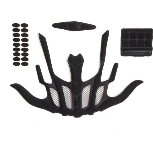 Helmet Inner Padding Net Foam Pads Kit Sealed Sponge Protective Linings Liner Cushions Mat Set for Outdoor Sports Cycling Bike