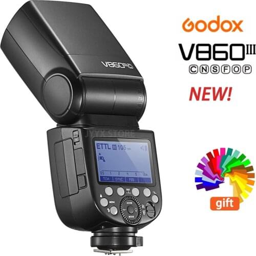 Godox V860III V860 III Speedlite Camera Flash TTL HSS Flash for Fuji Olympus Panasonic Sony Canon Nikon Pentax Cameras