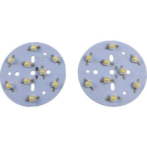 High power chips 1W*9 9W aluminum PCB 27-32V 350MA Lamp Led Bulb White for bulb light ceiling light downlight LED lamps 10PCS