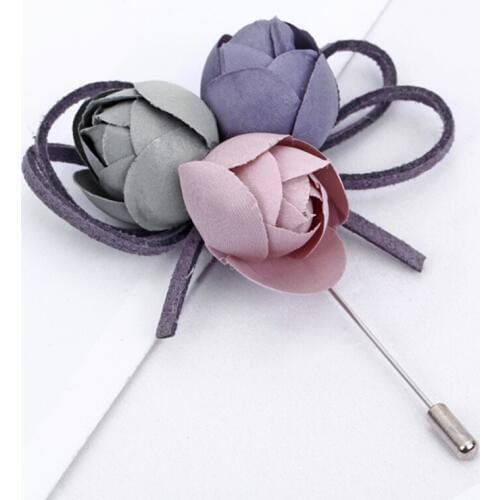 Cloth Colorful Flower Brooches for Women Small Cute Plant Brooch Pin Sweater Coat Accessories Fashion Jewelry Gift New2019