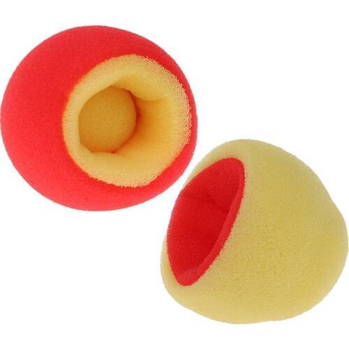 2 Pcs/ Set Color Change Sponge Ball Magic Tricks Fun Super Soft Sponges Changing Ball Square Close Up Magic Stage Magic Props