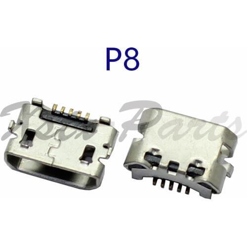2PCS Charger mini Micro USB jack female Charging Port Dock Connector Socket For Huawei Ascend P8 / P8 Lite / P8 MAX