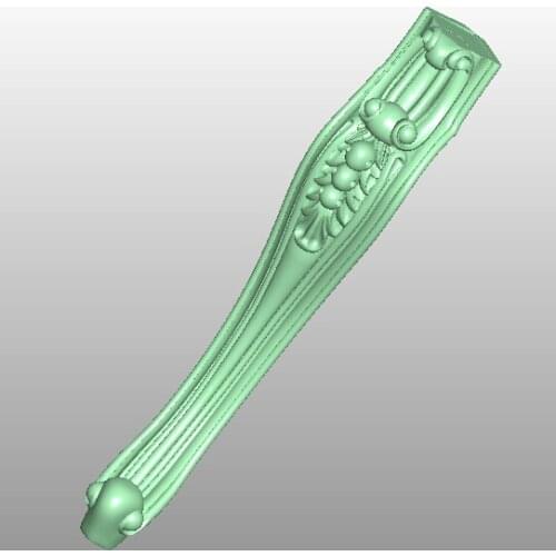 3D model STL format file for cnc router engraving furniture sofa cabinet chair leg pattern Artcam 693
