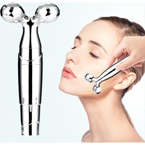 3D Vibrating Facial Machine 3 in 1 Wrinkle Reducer for Face Lift Eye Wrinkles Fine Lines Cream Enhance Absorption Skin Care