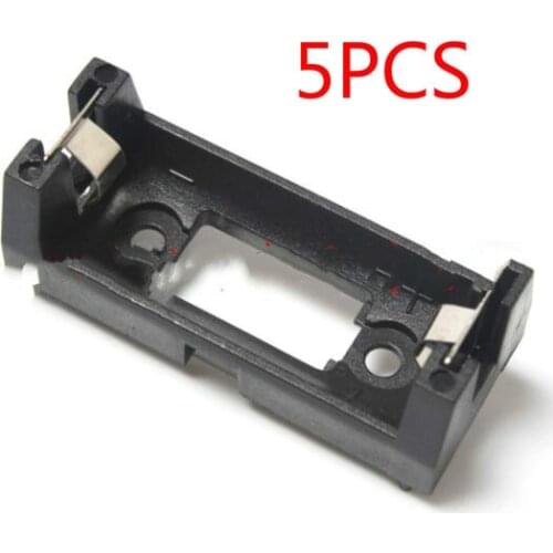 5Pcs Plate Type CR123A/LIR123A/16340 Battery Holder Battery Box With Pin For Soldering Connecting