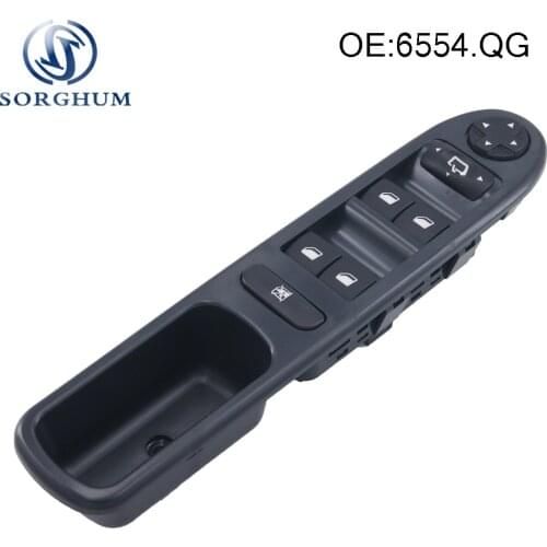 6554.QG Electric Power Master Window Switch For Peugeot 207 Citroen