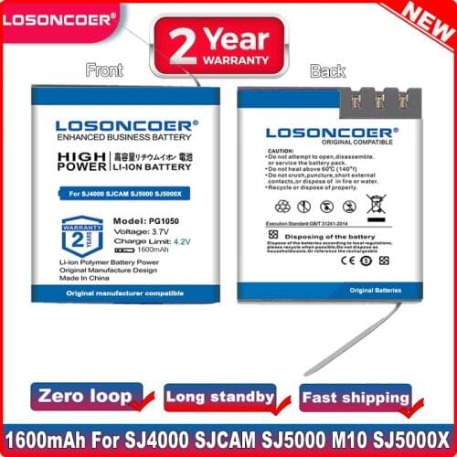 PG1050 Battery For EKEN H9 H9R H3 H3R H8PRO H8R SJ4000 SJCAM SJ5000 M10 SJ5000X sj4000 GIT-LB101 sj6000 sj7000 SJ8000 SJ9000